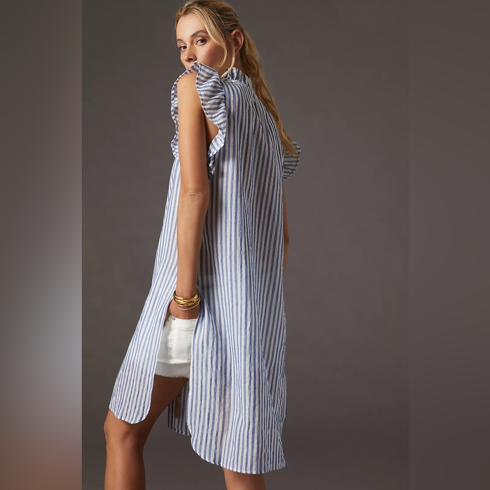 Mauve by Anthropologie Striped Long Tunic - Picture 2 of 8
